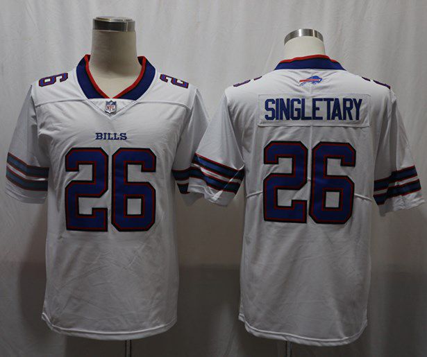 Men Buffalo Bills #26 Singletary White Vapor Untouchable Limited 2020 Player NFL Jersey->women nfl jersey->Women Jersey